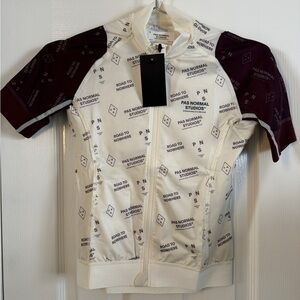 Pas Normal Studios jersey cream/maroon